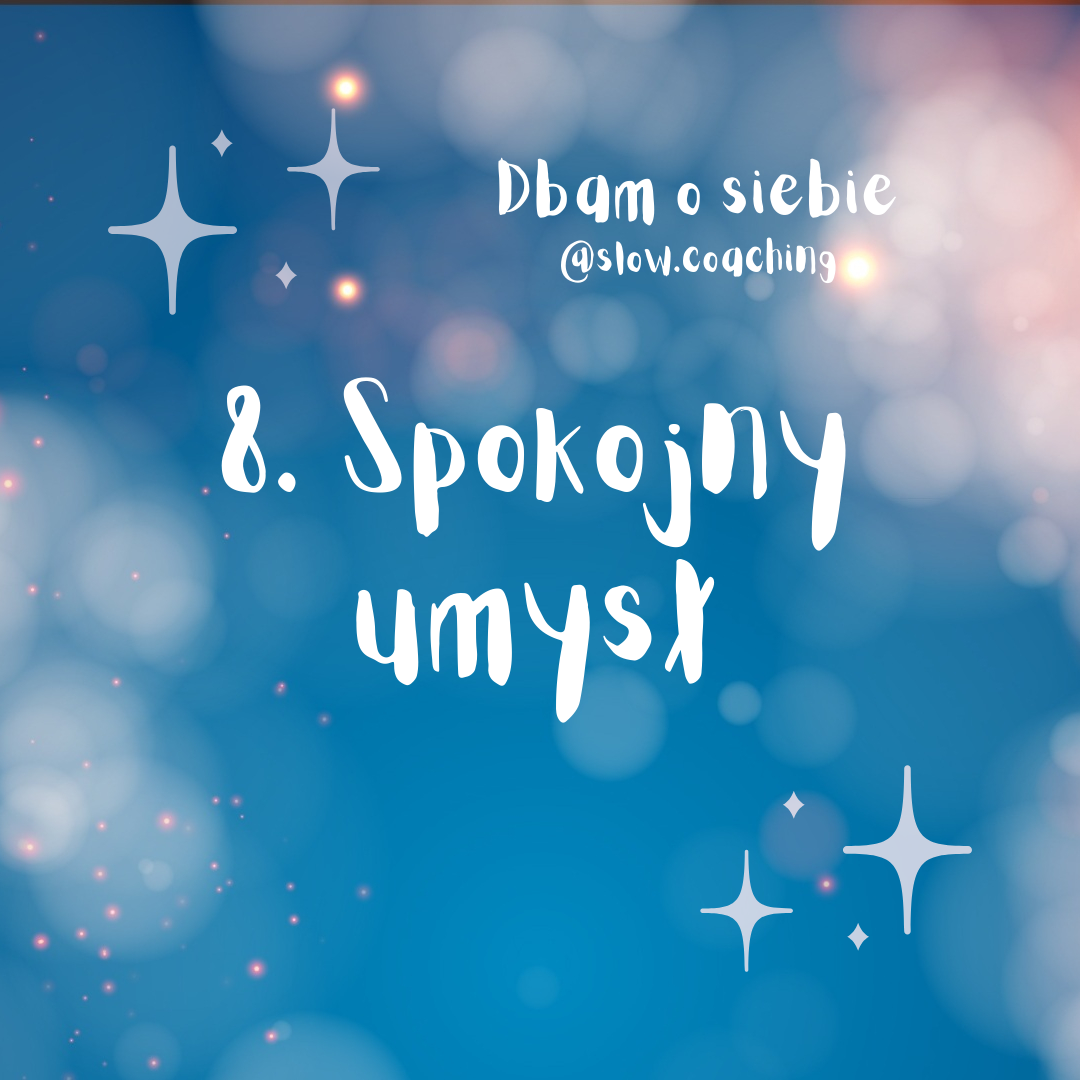 spokojny umysł slow coaching